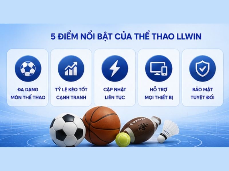 5 điểm nổi bật của Thể thao LLWIN