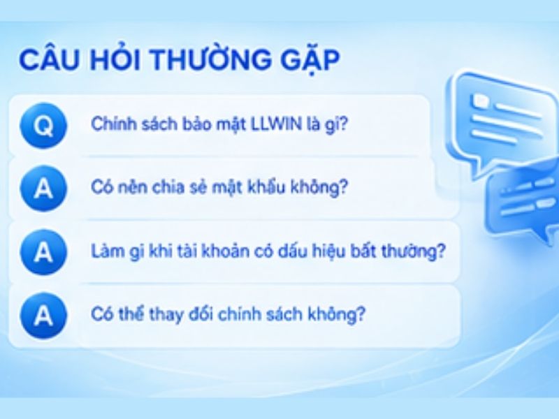 Câu hỏi thường gặp về Chính sách bảo mật LLWIN