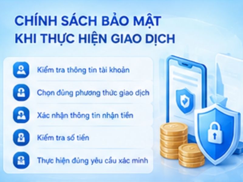 Chính sách bảo mật LLWIN khi thực hiện giao dịch