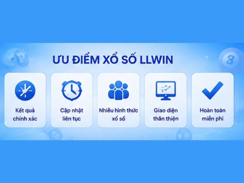 Điểm nổi bật của chuyên mục Xổ số LLWIN