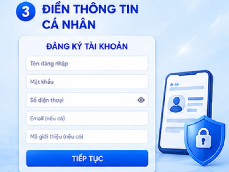 Điền thông tin cá nhân