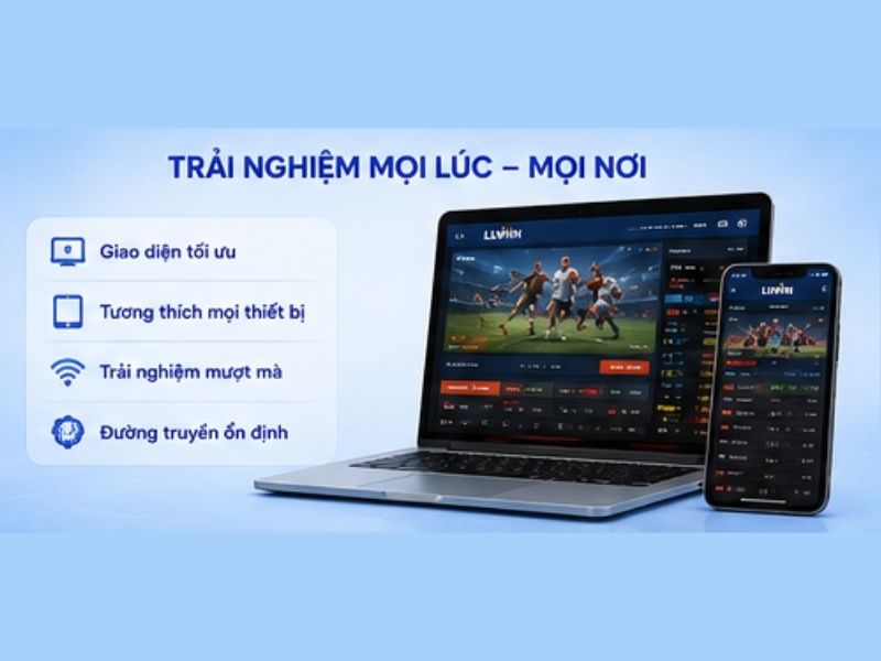 Giao diện thuận tiện trên nhiều thiết bị