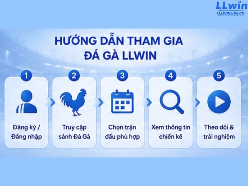 Hướng dẫn tham gia đá gà tại LLWIN