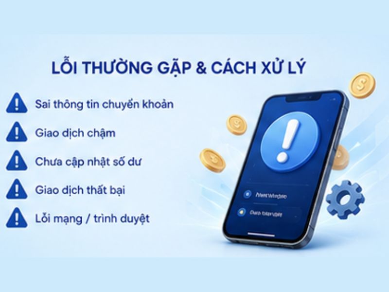 Những Lỗi Thường Gặp Khi Nạp Tiền LLWIN