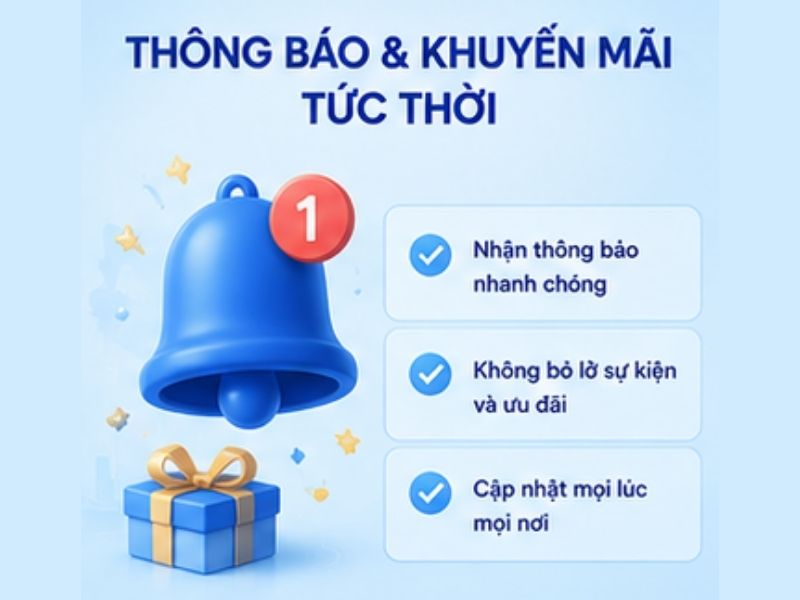 Theo Dõi Thông Báo Và Khuyến Mãi