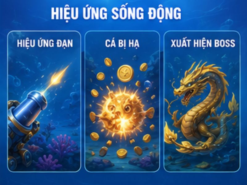 Hiệu ứng bắn và săn cá trực quan