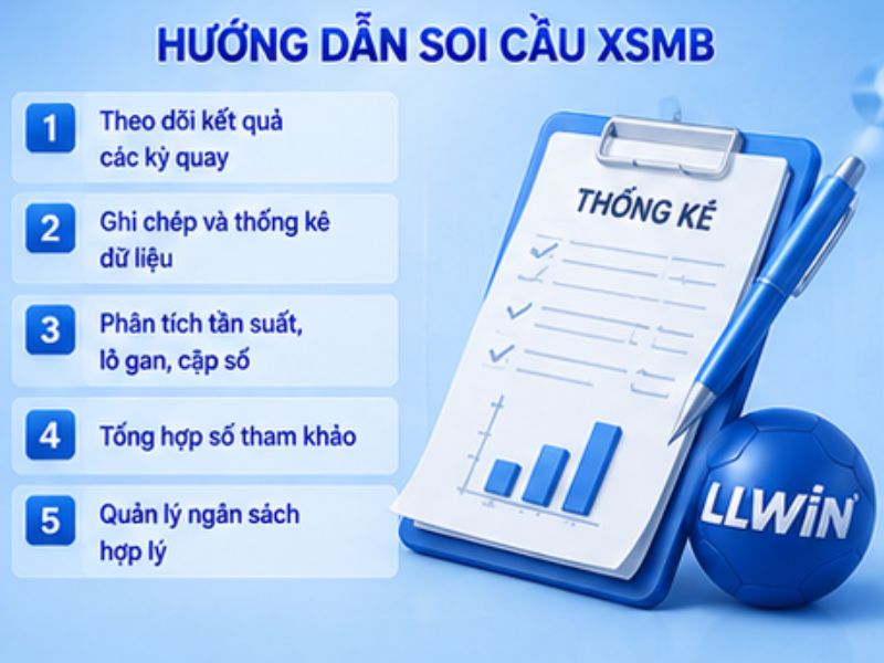 Hướng Dẫn Cách Theo Dõi Soi Cầu XSMB LLWIN