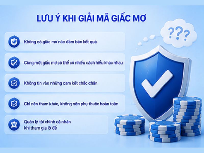 Những Lưu Ý Khi Tham Khảo Giải Mã Giấc Mơ Lô Đề