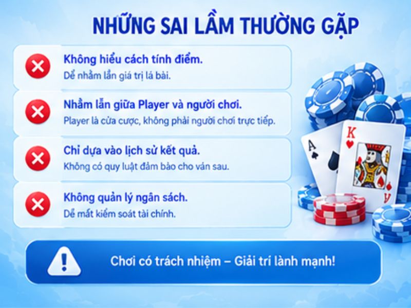 Những Sai Lầm Thường Gặp Khi Chơi Baccarat