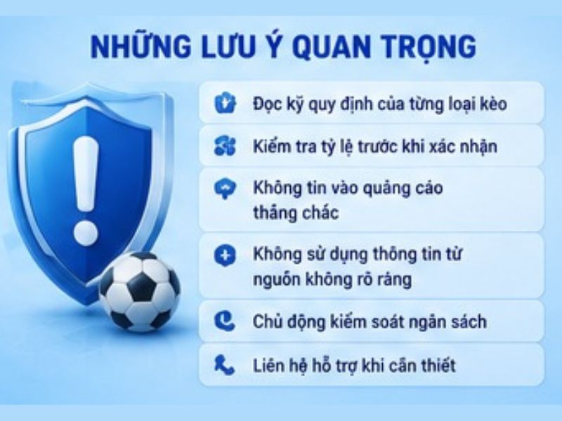 Những lưu ý khi theo dõi kèo rung