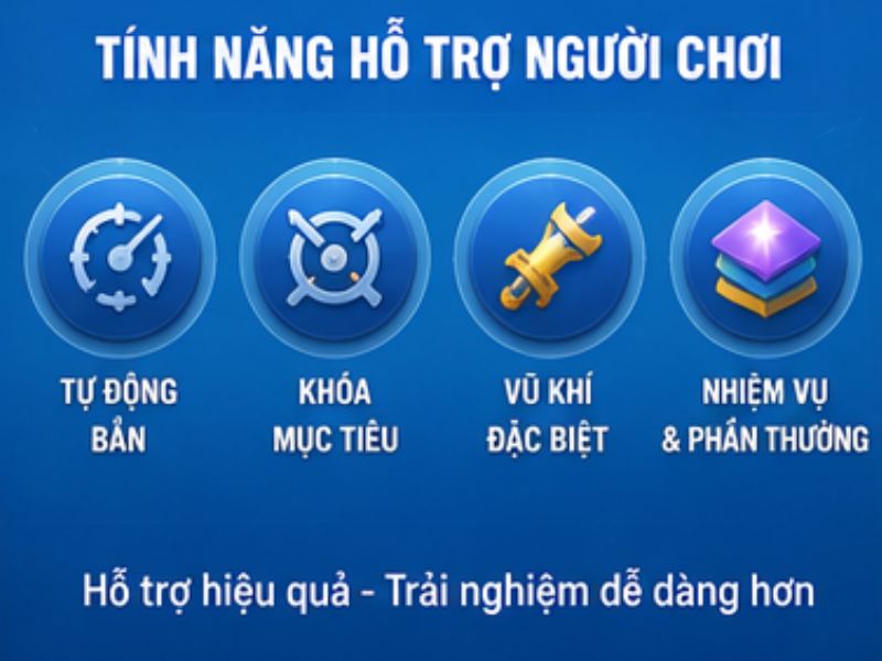 Tính năng hỗ trợ người chơi